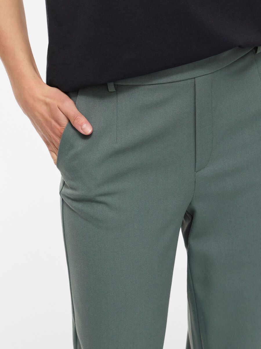 Carousel image - VIVARONE HIGH WAIST WIDE-LEG TROUSERS, Balsam Green | 3