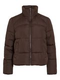 Product image thumbnail - VIKARLA HIGH NECK PUFFER JACKET, Coffee Bean | 6