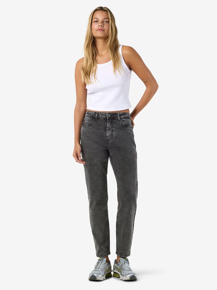 Product carousel image - NMMONI SLIM FIT JEANS, Dark Grey Denim | 2