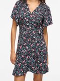 Product image thumbnail - VIPADDINA KORT JURK MET V-HALS, Black | 3