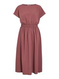 VILA SHORT SLEEVED MIDI DRESS, Rose Brown, highres - 14109492_RoseBrown_001.jpg