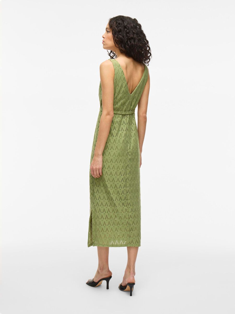 VILA SANS MANCHES ROBE MI-LONGUE, Sage, highres - 14104109_Sage_004.jpg