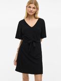VILA SHORT SLEEVED SHORT DRESS, Black Beauty, highres - 14101668_BlackBeauty_007.jpg
