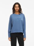 VILA VIELSK RUNDHALS LANGÄRMELIGES SWEATSHIRT, Blue Horizon, highres - 14114050_BlueHorizon_1256097_003.jpg