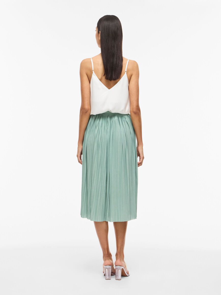 Product carousel image - VIPLIS PLEATED MIDI SKIRT, Blue Surf | 2