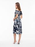VILA VILISA OFF-SHOULDER MIDI JURK, Navy Blazer, highres - 14107132_NavyBlazer_1185557_004.jpg
