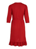 Vila 3/4-SLEEVED WRAP DRESS, Pompeian Red, highres - 14079382_PompeianRed_002.jpg