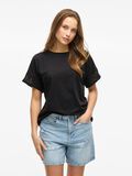 VILA VIZIMA ROUND NECK SHORT SLEEVED TOP, Black Beauty, highres - 14105249_BlackBeauty_003.jpg