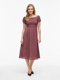 VILA VIRITA MIDI LUŹNA SUKIENKA, Rose Brown, highres - 14109883_RoseBrown_003.jpg