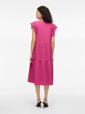 VILA SHORT SLEEVE MIDI DRESS, Raspberry Rose, highres - 14087542_RaspberryRose_004.jpg