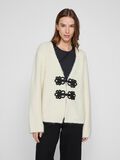 VILA V-NECK KNITTED CARDIGAN, Birch, highres - 14108770_Birch_1201047_003.jpg