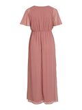 VILA SHORT SLEEVED MAXI DRESS, Brick Dust, highres - 14106383_BrickDust_002.jpg