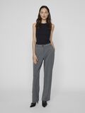 VILA MID RISE STRAIGHT-LEG TROUSERS, Medium Grey Melange, highres - 14104204_MediumGreyMelange_005.jpg