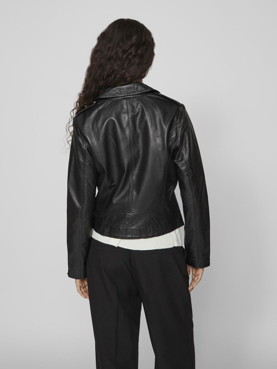 VILA BIKER-LOOK SKINNJAKKE, Black, highres - 14067521_Black_004.jpg