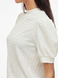 VILA VIRIK HIGH NECK SHORT SLEEVED TOP, Snow White, highres - 14112659_SnowWhite_006.jpg