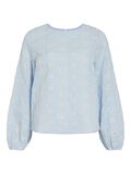 Product image thumbnail - VITINA ROUND NECK LONG SLEEVED TOP, Nantucket Breeze | 5