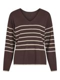 VILA V-NECK KNITTED PULLOVER, Coffee Bean, highres - 14094190_CoffeeBean_1108645_001.jpg