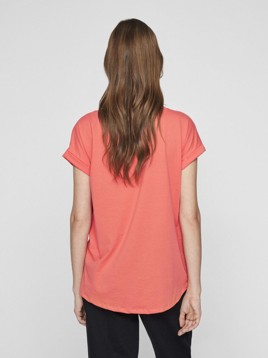 VILA VIDREAMERS ROUND NECK T-SHIRT, Dubarry, highres - 14083083_Dubarry_004.jpg