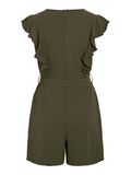 VILA VIALARIS SLEEVELESS PLAYSUIT, Four Leaf Clover, highres - 14110610_FourLeafClover_002.jpg