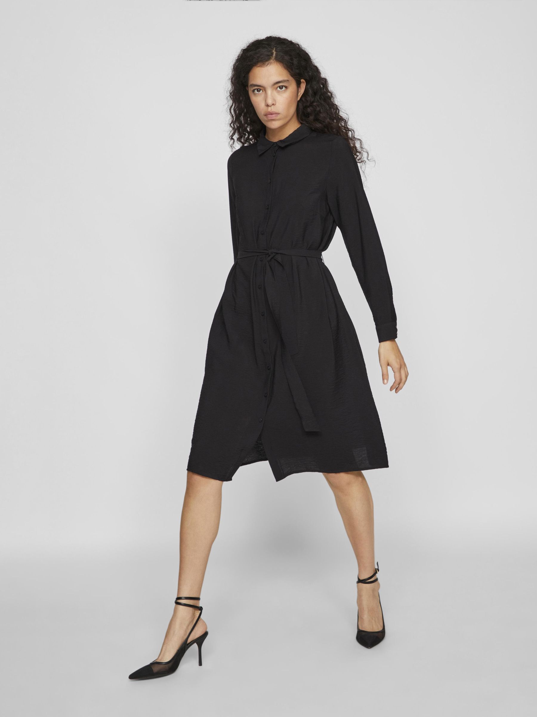 Robe chemise mi longue femme clearance