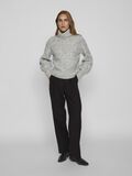 Vila TURTLENECK KNITTED PULLOVER, Light Grey Melange, highres - 14091728_LightGreyMelange_005.jpg