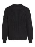 Vila ROUND NECK KNITTED PULLOVER, Black, highres - 14075507_Black_002.jpg