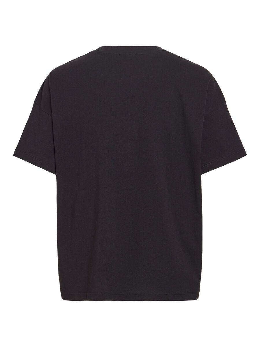 Carousel image - VIVORA COL ROND T-SHIRT OVERSIZE, Black | 7