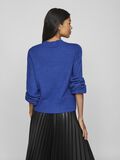 VILA HIGH NECK KNITTED PULLOVER, Mazarine Blue, highres - 14084179_MazarineBlue_1070203_004.jpg