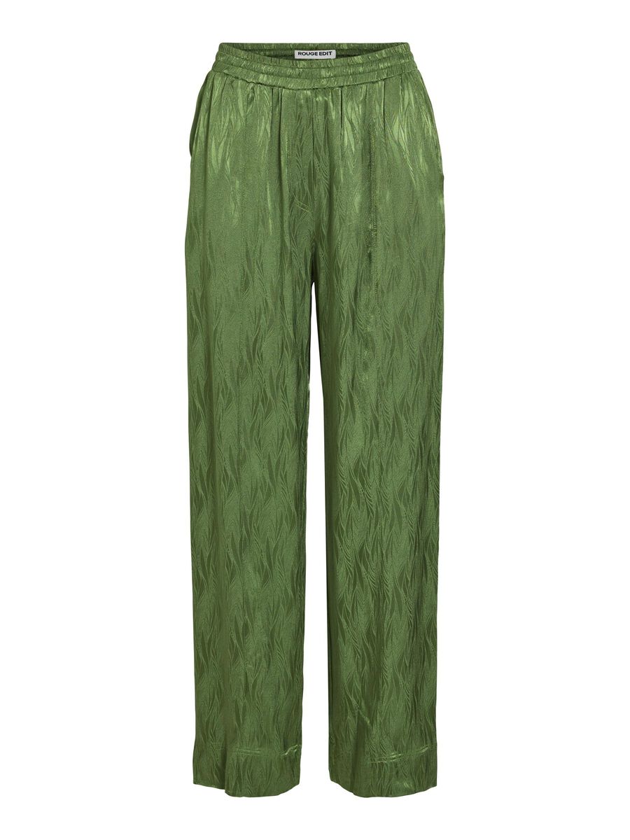 VILA HIGH WAIST TROUSERS, Artichoke Green, highres - 14104153_ArtichokeGreen_001.jpg