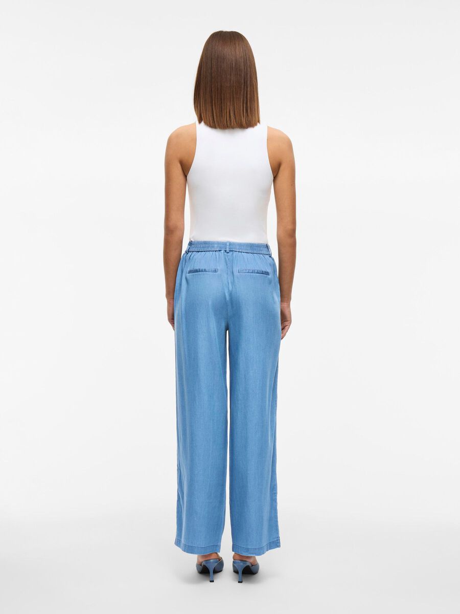 VILA TAILLE HAUTE PANTALON, Medium Blue Denim, highres - 14107056_MediumBlueDenim_004.jpg