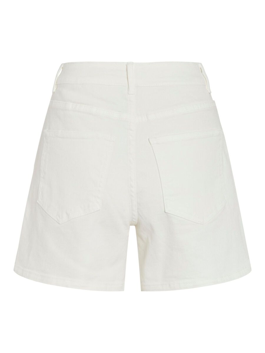 VILA VICHIA HIGH-WAIST DENIM SHORTS, Off-White Denim, highres - 14110886_OffWhiteDenim_002.jpg