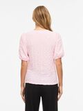 Product image thumbnail - VIFALL ROUND NECK SHORT SLEEVED TOP, Cherry Blossom | 2