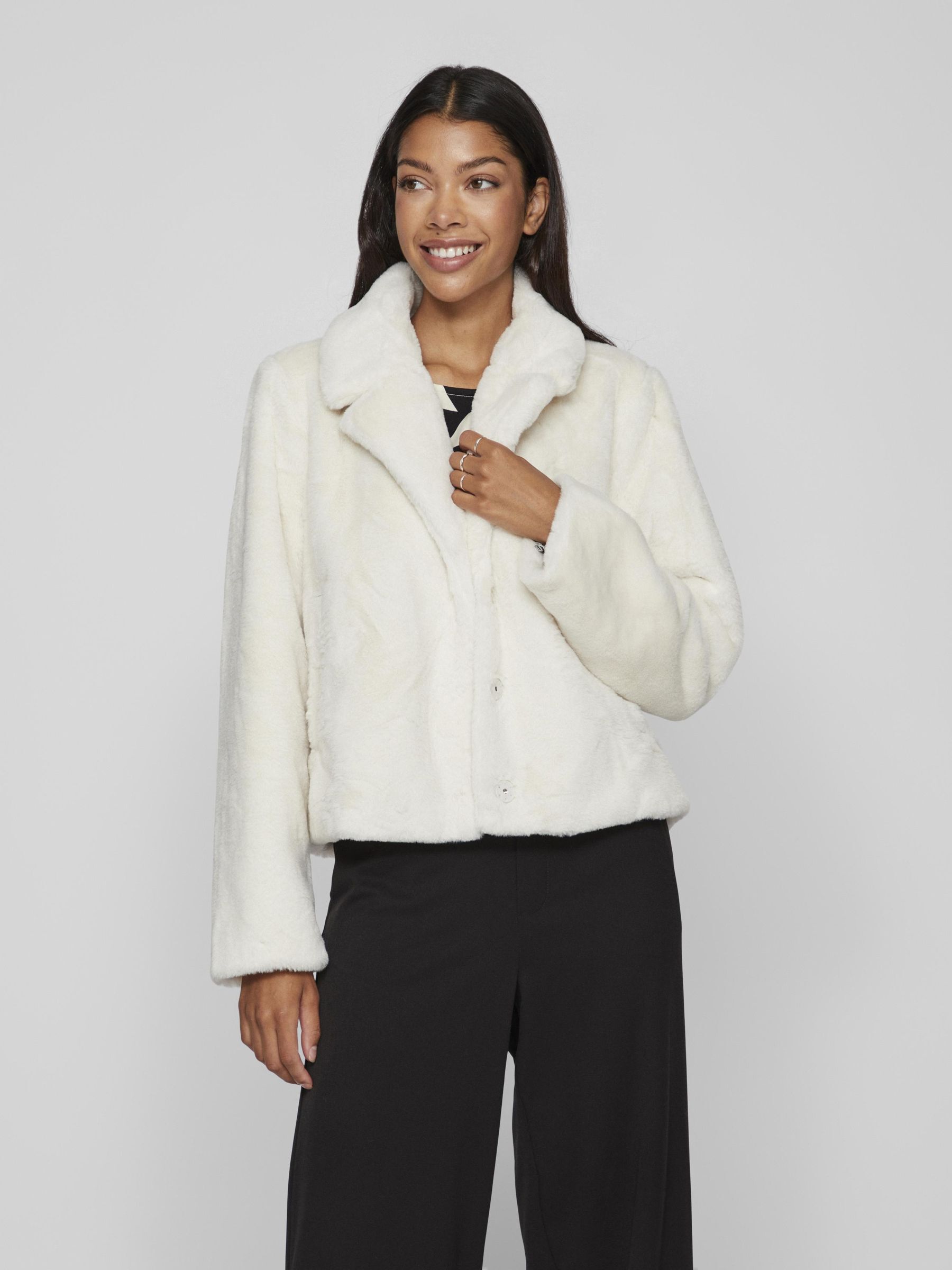 Vila vifaira shop faux teddy coat