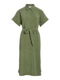 Product image thumbnail - VIHULA MIDI SHIRT DRESS, Olivine | 6