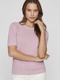 VILA SHORT-SLEEVED KNITTED TOP, Winsome Orchid, highres - 14084421_WinsomeOrchid_007.jpg