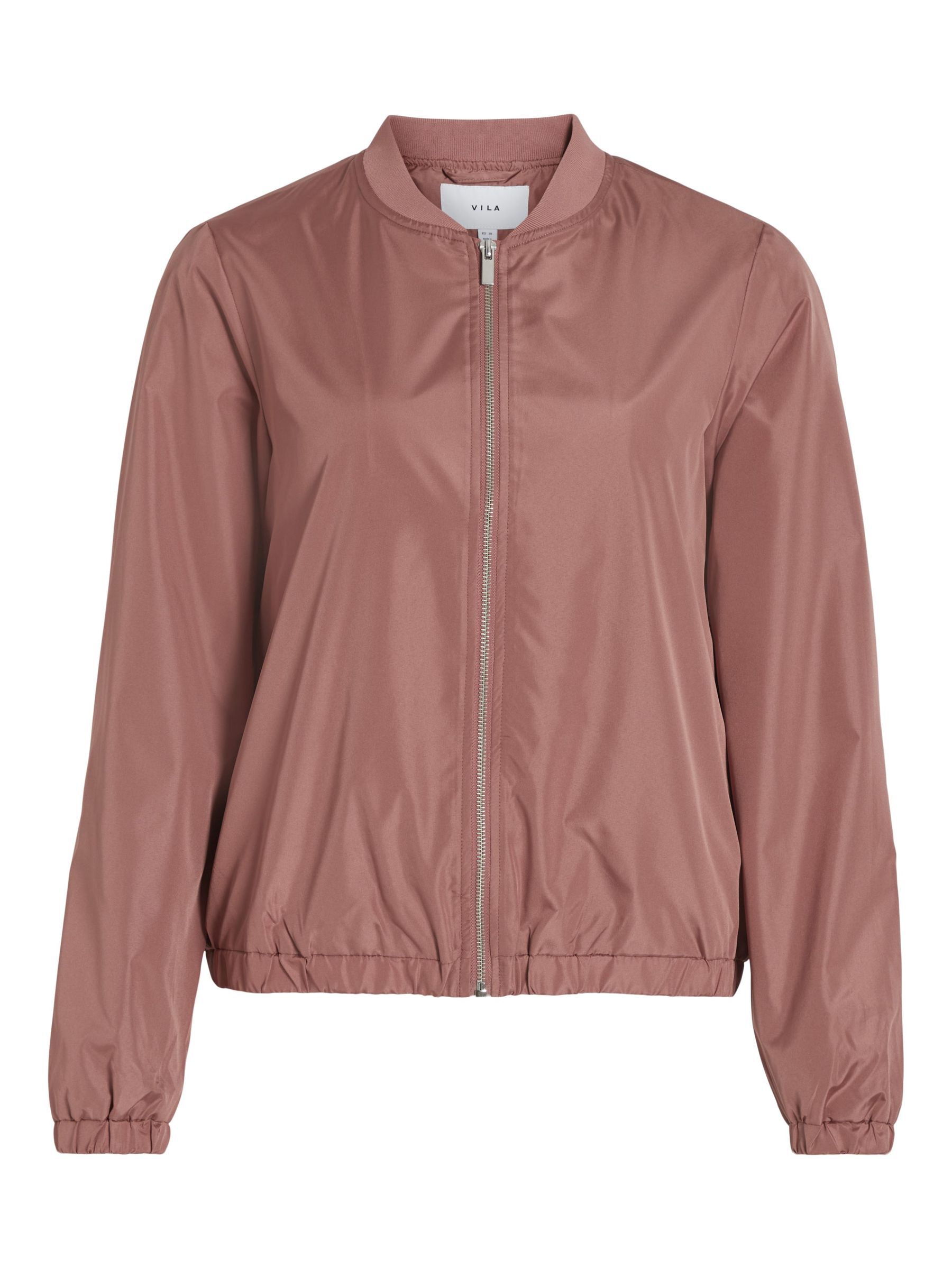 Dusky pink shop bomber jacket