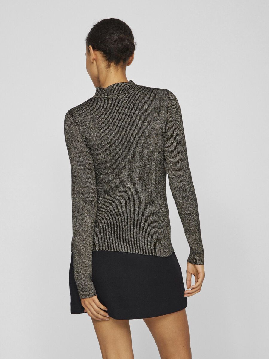 VILA HIGH NECK STRICKOBERTEIL, Black Beauty, highres - 14098230_BlackBeauty_1116819_004.jpg