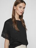 VILA ROUND NECK SHORT SLEEVED TOP, Black Beauty, highres - 14104601_BlackBeauty_007.jpg