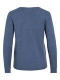 VILA VIRIL V-NECK KNITTED PULLOVER, Vintage Indigo, highres - 14042769_VintageIndigo_958941_002.jpg