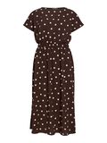Product image thumbnail - VIMATHILDE SHORT SLEEVED MIDI DRESS, Coffee Bean | 6