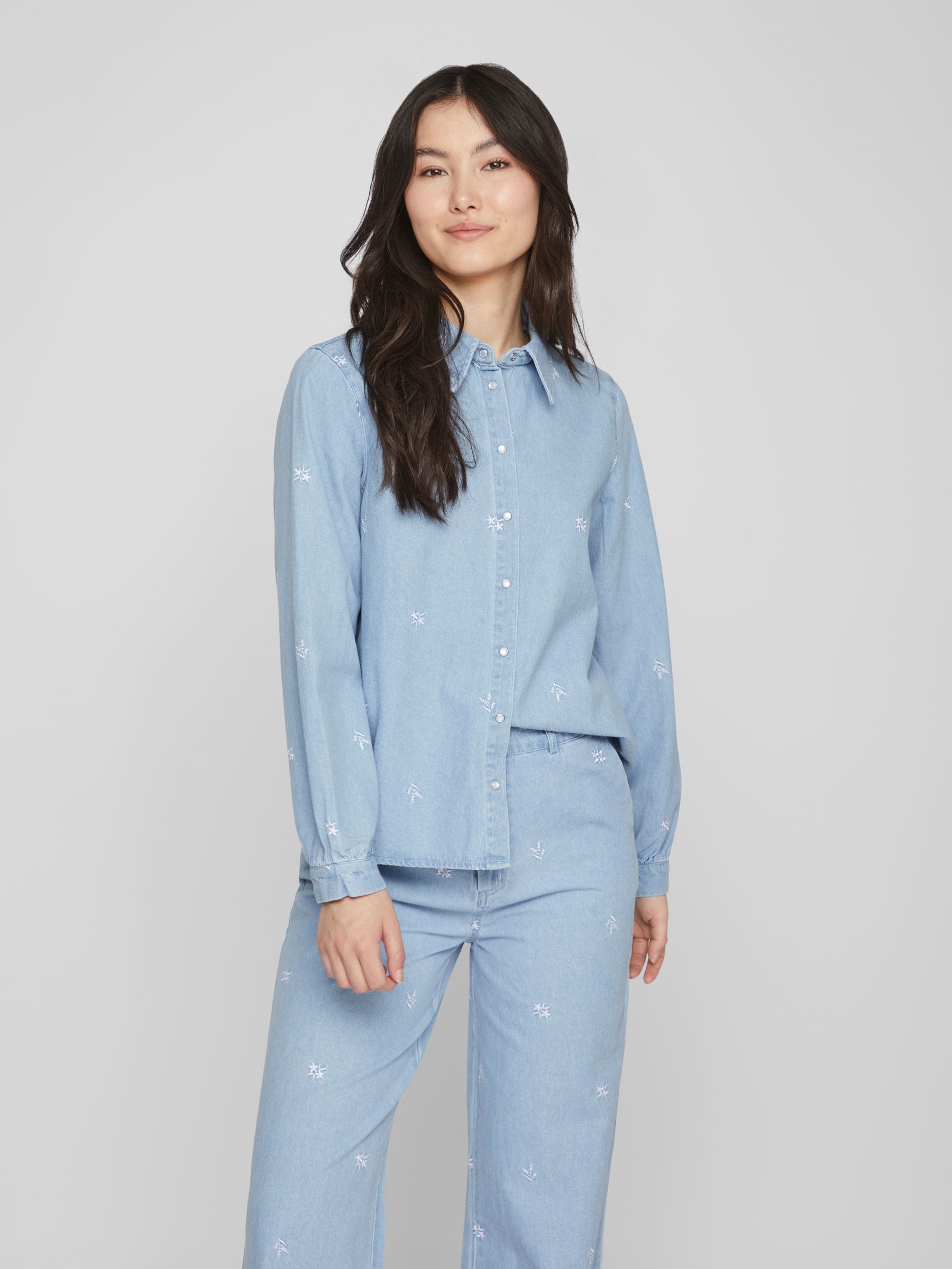 DENIM DENIM SHIRT Blue VILA
