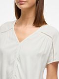 VILA V-NECK SHORT SLEEVED TOP, Snow White, highres - 14106951_SnowWhite_006.jpg
