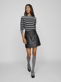 VILA HIGH WAIST LEATHER MINI SKIRT, Black, highres - 14106583_Black_005.jpg