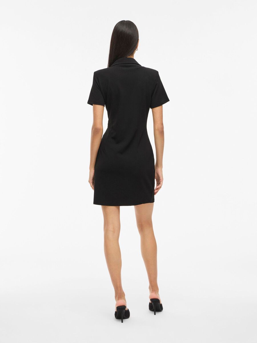 VILA VICLARA SHORT BLAZER DRESS, Black, highres - 14114539_Black_004.jpg