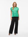 VILA VIELLETTE SHORT SLEEVED TOP, Winter Green, highres - 14059563_WinterGreen_005.jpg
