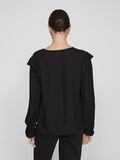 VILA LANGARM TOP MIT V-AUSSCHNITT, Black Beauty, highres - 14101043_BlackBeauty_004.jpg