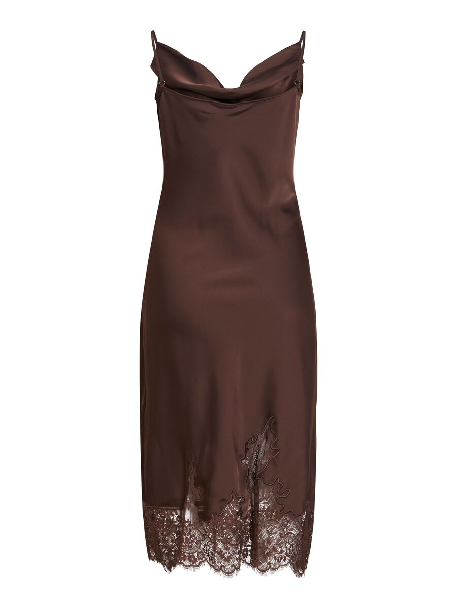 Product carousel image - VISABEL LACE MIDI DRESS, Coffee Bean | 2