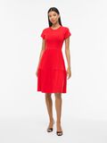 Product image thumbnail - VIHOLLIE SHORT SLEEVED MIDI DRESS, Racing Red | 4