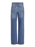 Vila HIGH-WAIST STRAIGHT FIT JEANS, Medium Blue Denim, highres - 14084730_MediumBlueDenim_1038127_002.jpg