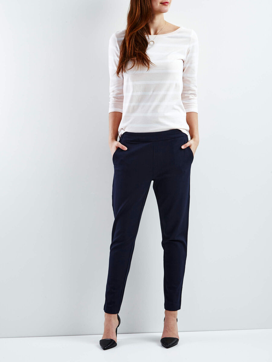 Vila CROPPED SWEAT TROUSERS, Total Eclipse, highres - 14043395_TotalEclipse_003.jpg